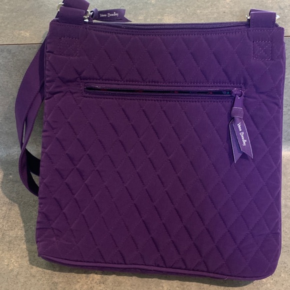 Vera Bradley Deep Purple Quilted Tote - Picture 2 of 6